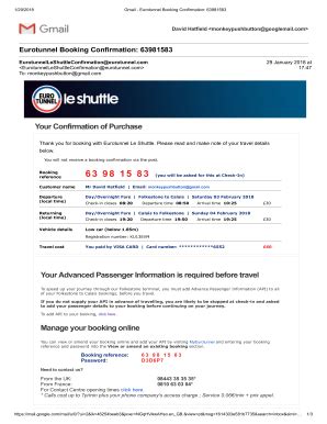channel tunnel tickets